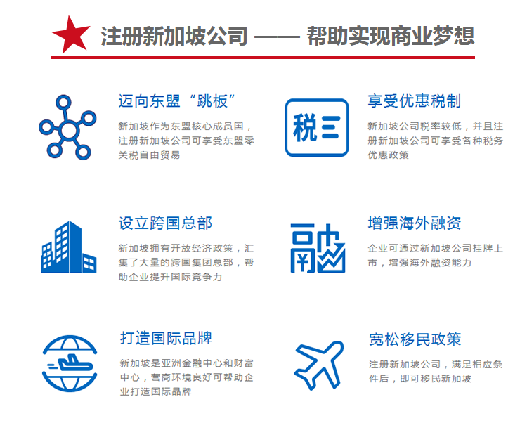 注册新加坡公司的优势