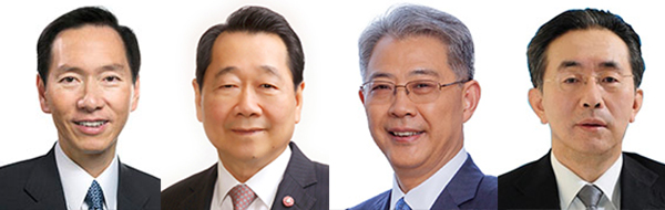 高峰论坛首日其中一场主论坛环节以"投资创造价值:提升一带一路项目的可行性"为题,由(左起)亚洲金融集团总裁陈智思担任主持,并邀得泰国正大集团资深董事长谢国民、中国光大集团股份公司董事长李晓鹏,以及中国电力建设集团有限公司董事长晏志勇担任主讲嘉宾。
